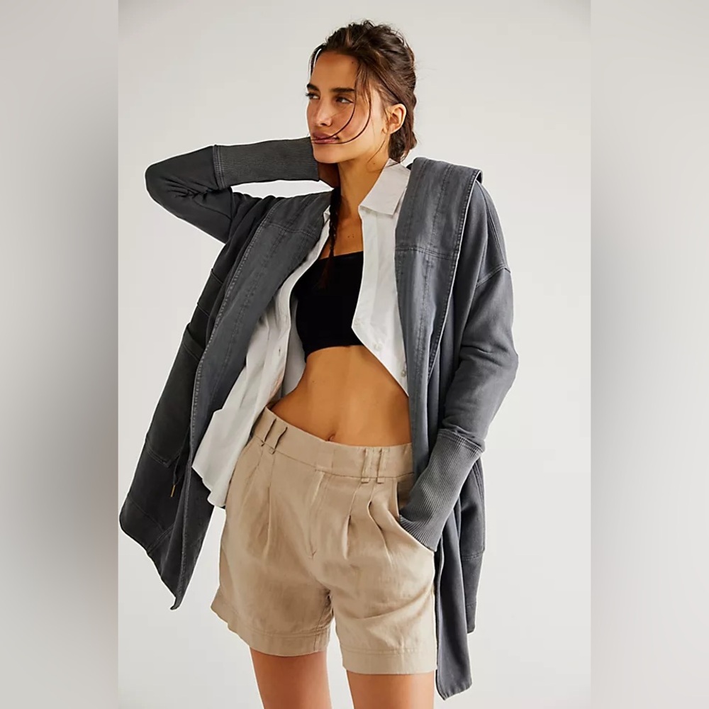Free People Gray Cardigan